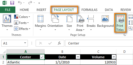 How to make a row print on every page in excel for mac mac